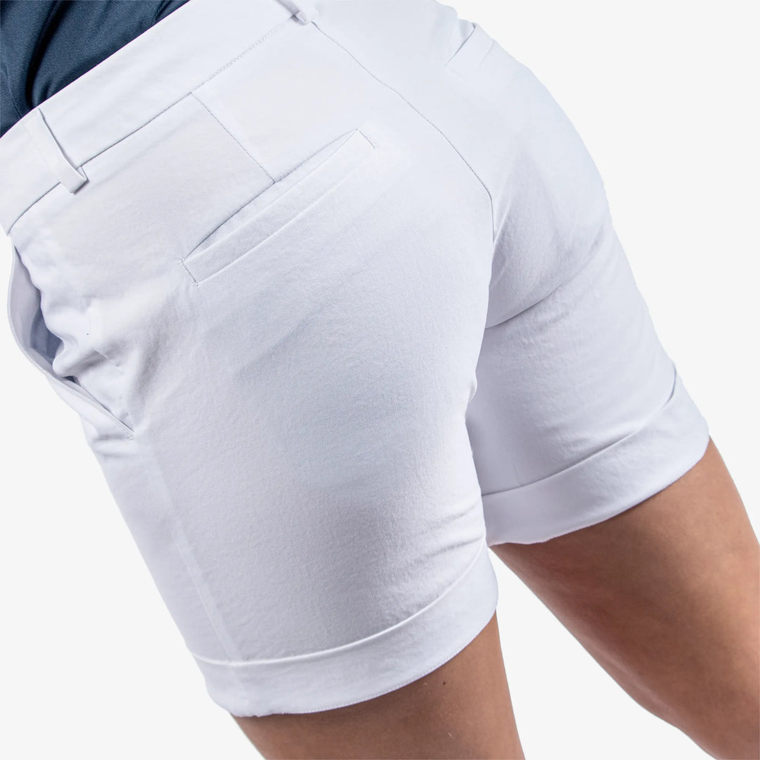 Petra is a Breathable golf shorts for Women in the color White(5)