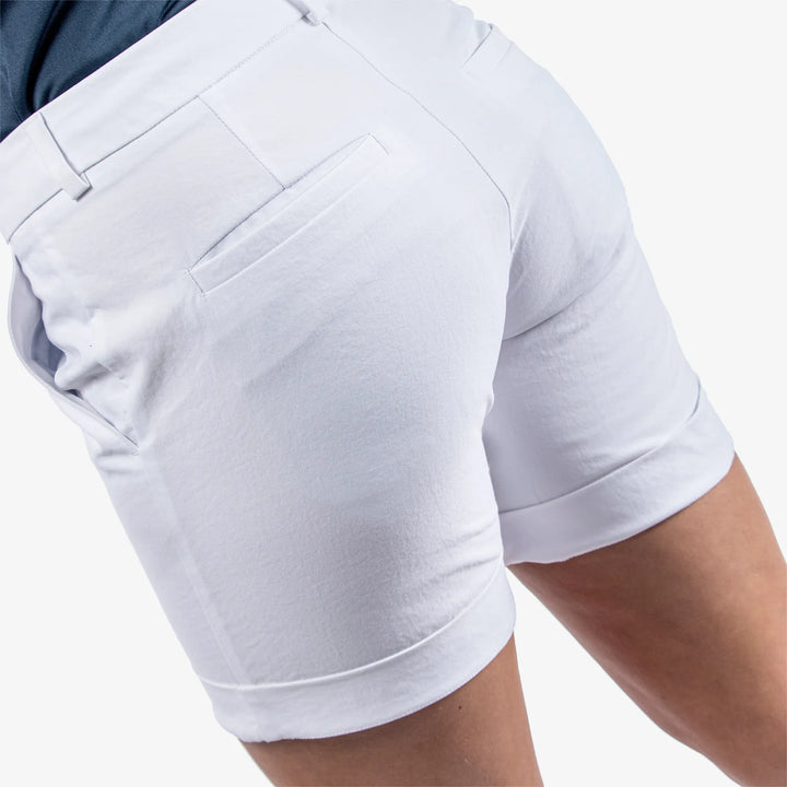 Petra is a Breathable golf shorts for Women in the color White(5)