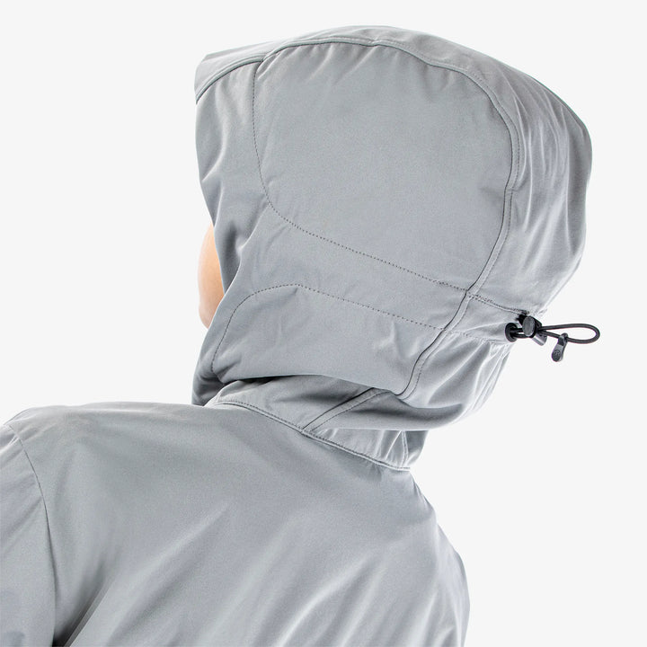 Rafael is a Windproof and water repellent golf jacket for Juniors in the color Sharkskin(8)