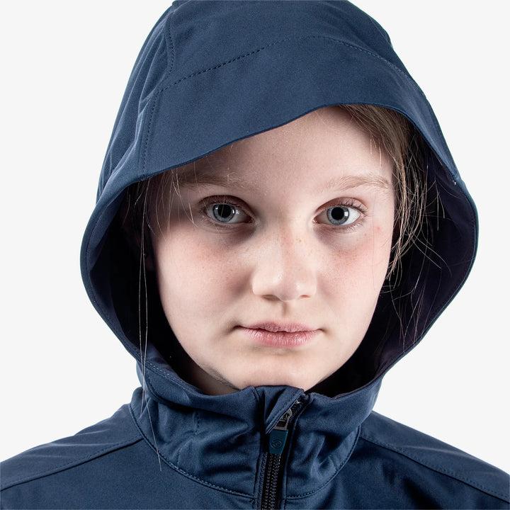 Rafael is a Windproof and water repellent golf jacket for Juniors in the color Navy(3)