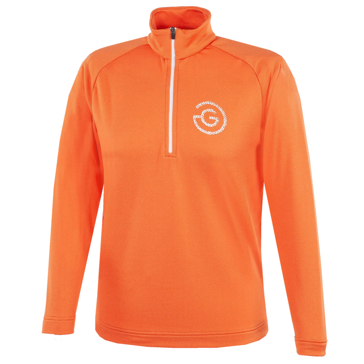Raz is a Insulating golf mid layer for Juniors in the color Orange(0)