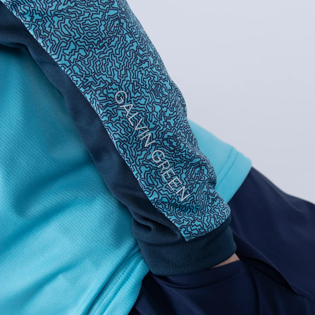 Rick is a Insulating golf mid layer for Juniors in the color Blue Bell(3)