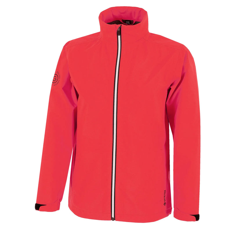 River is a Waterproof golf jacket for Juniors in the color Fantastic Black(0)