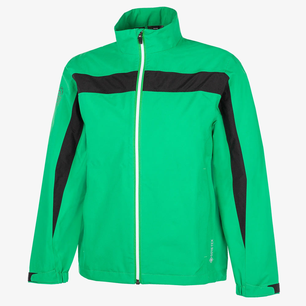 Robert is a Waterproof golf jacket for Juniors in the color Golf Green(0)