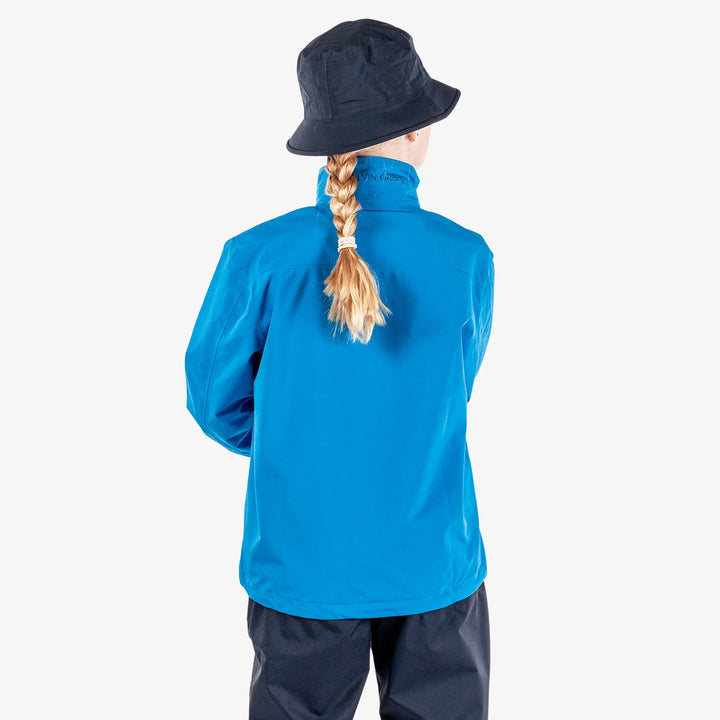 Robert is a Waterproof golf jacket for Juniors in the color Blue/Navy(7)