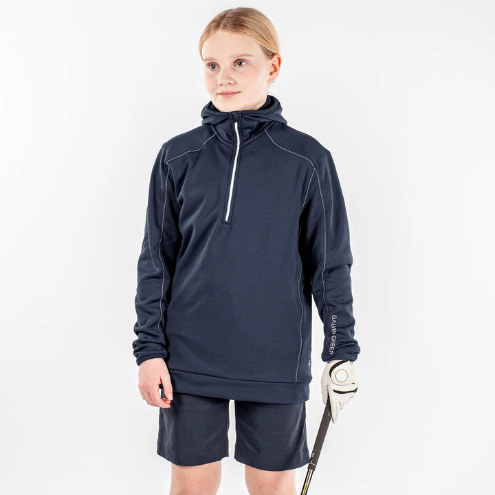 Rob is a Insulating golf sweatshirt for Juniors in the color Navy(1)