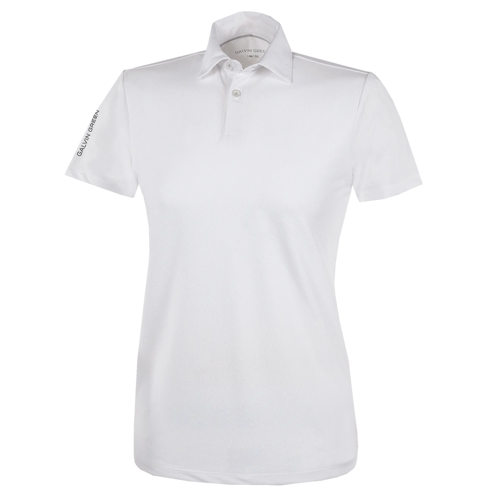 Ronny is a Breathable short sleeve shirt for Juniors in the color White(0)