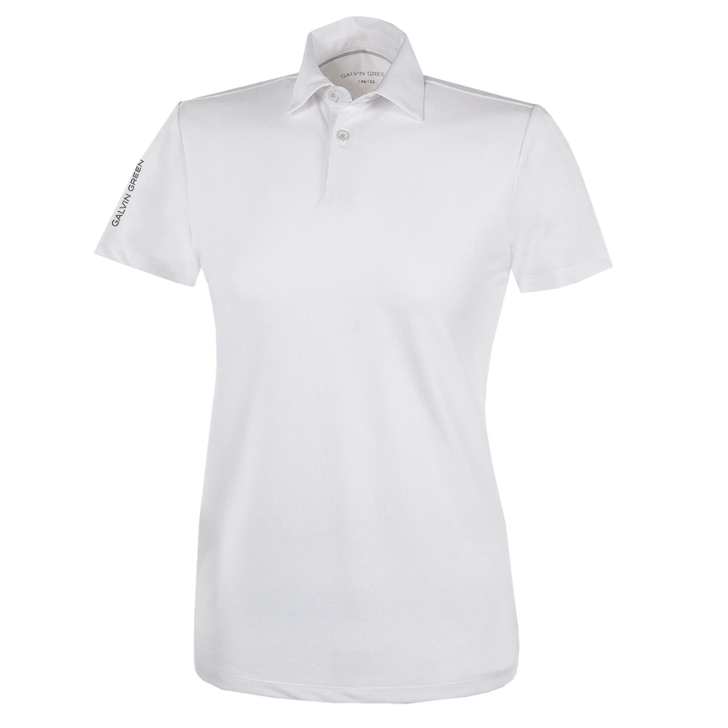 Ronny is a Breathable short sleeve shirt for Juniors in the color White(1)
