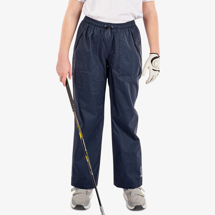 Ross is a Waterproof golf pants for Juniors in the color Navy(1)
