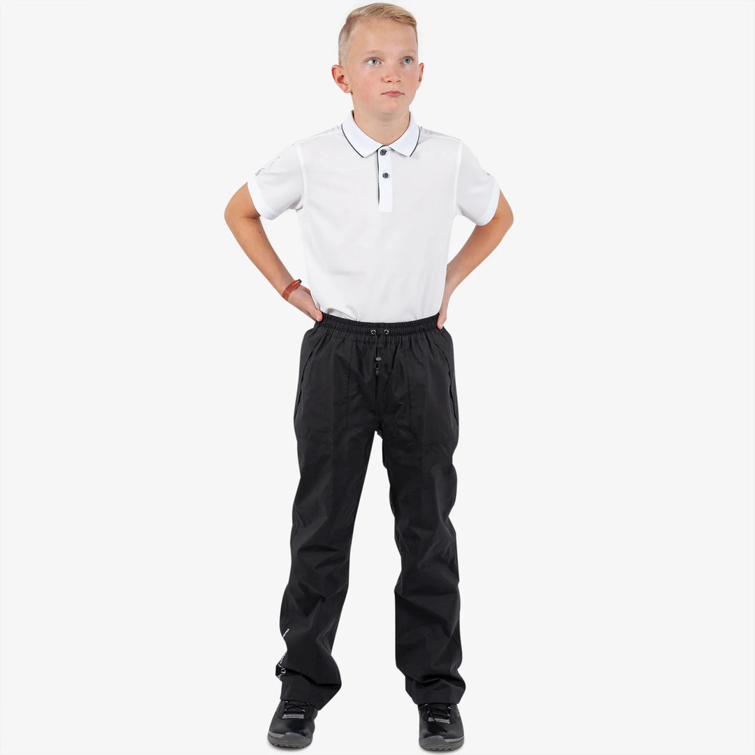 Ross Waterproof golf pants Black Galvin Green Ross Waterproof golf pants Black Galvin Green