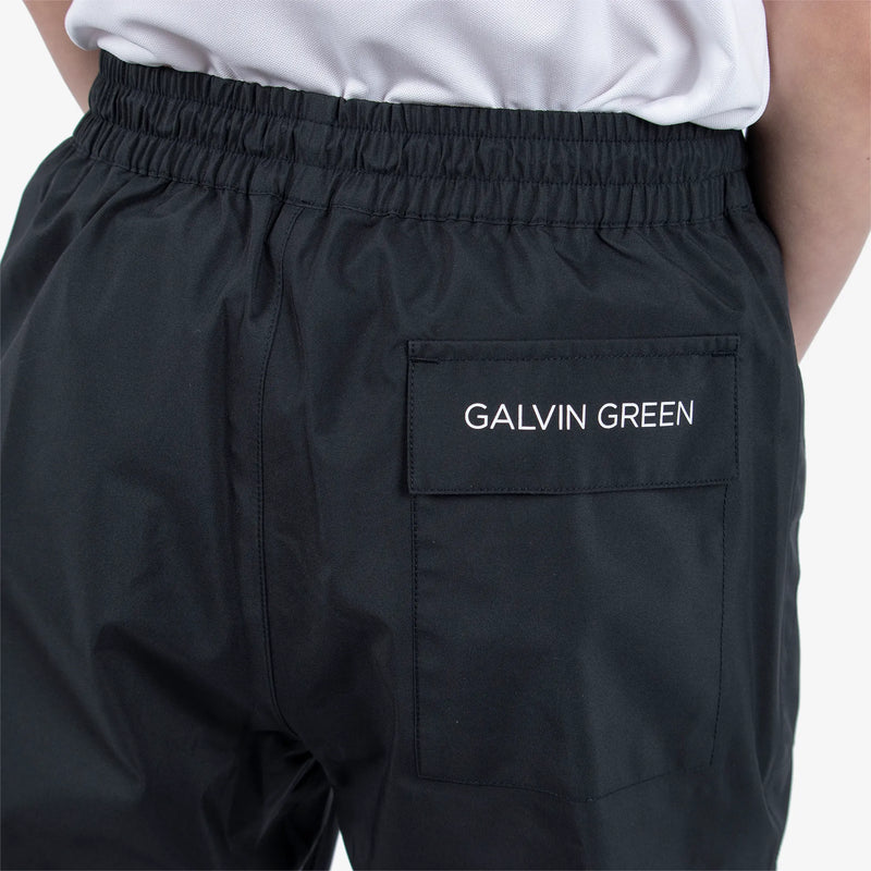 Ross is a Waterproof golf pants for Juniors in the color Black(5)
