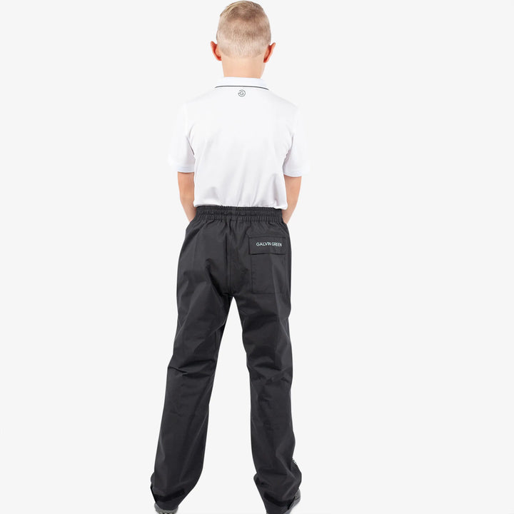 Ross is a Waterproof golf pants for Juniors in the color Black(6)