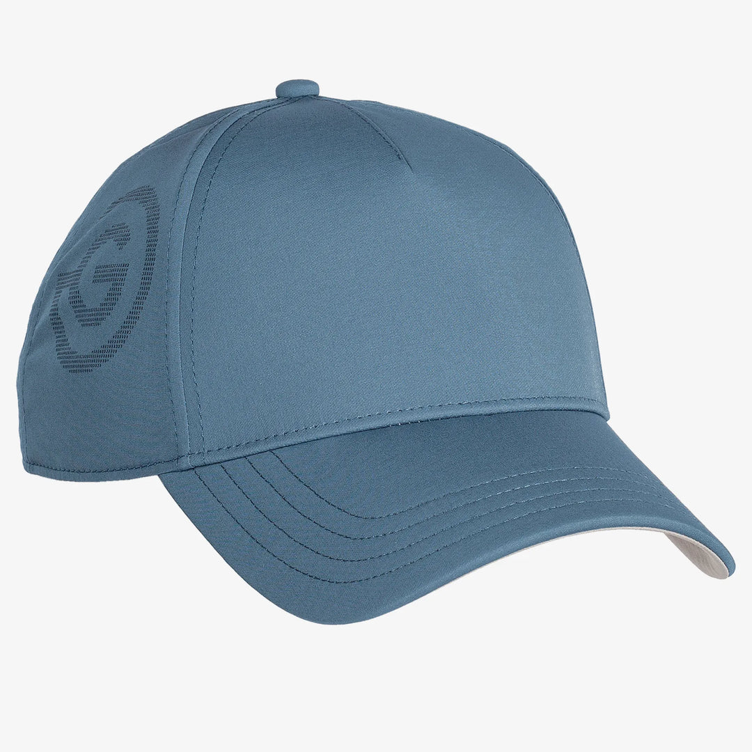 Sanford is a Lightweight solid golf cap in the color Moonlight Blue(0)