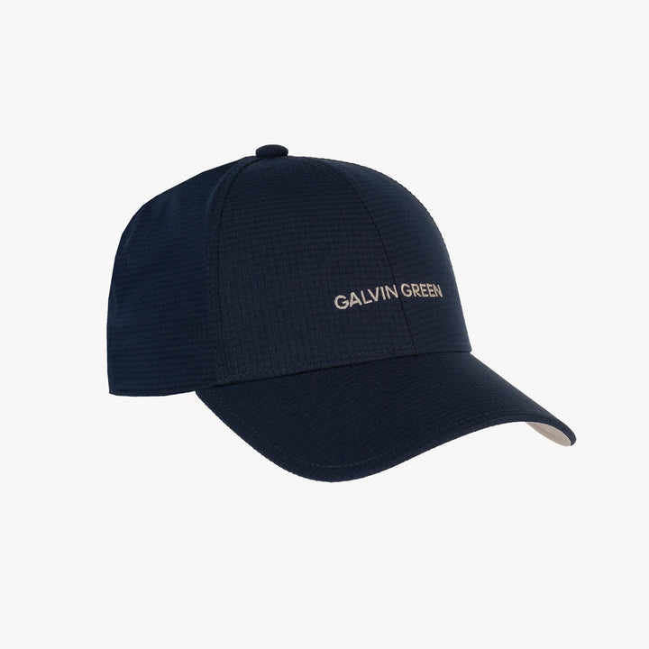 Shane is a Breathable golf hat in the color Sand/Navy(1)