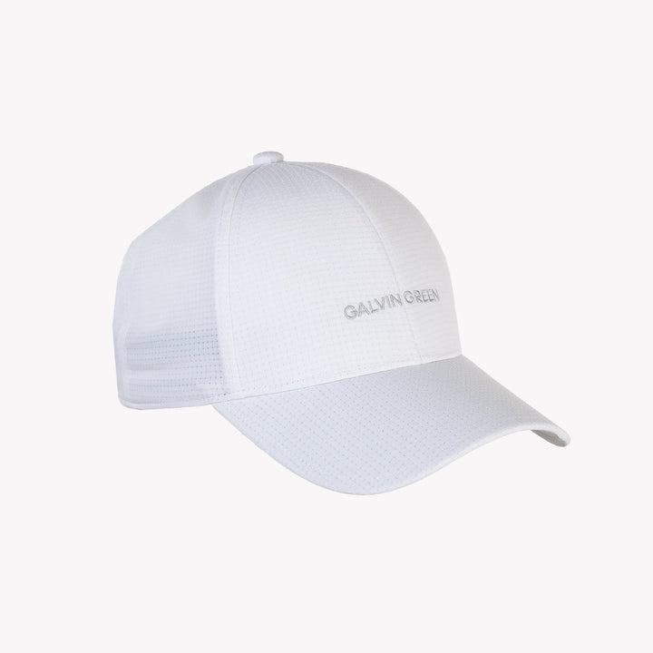 Shane is a Breathable golf hat in the color White/Cool Grey(1)