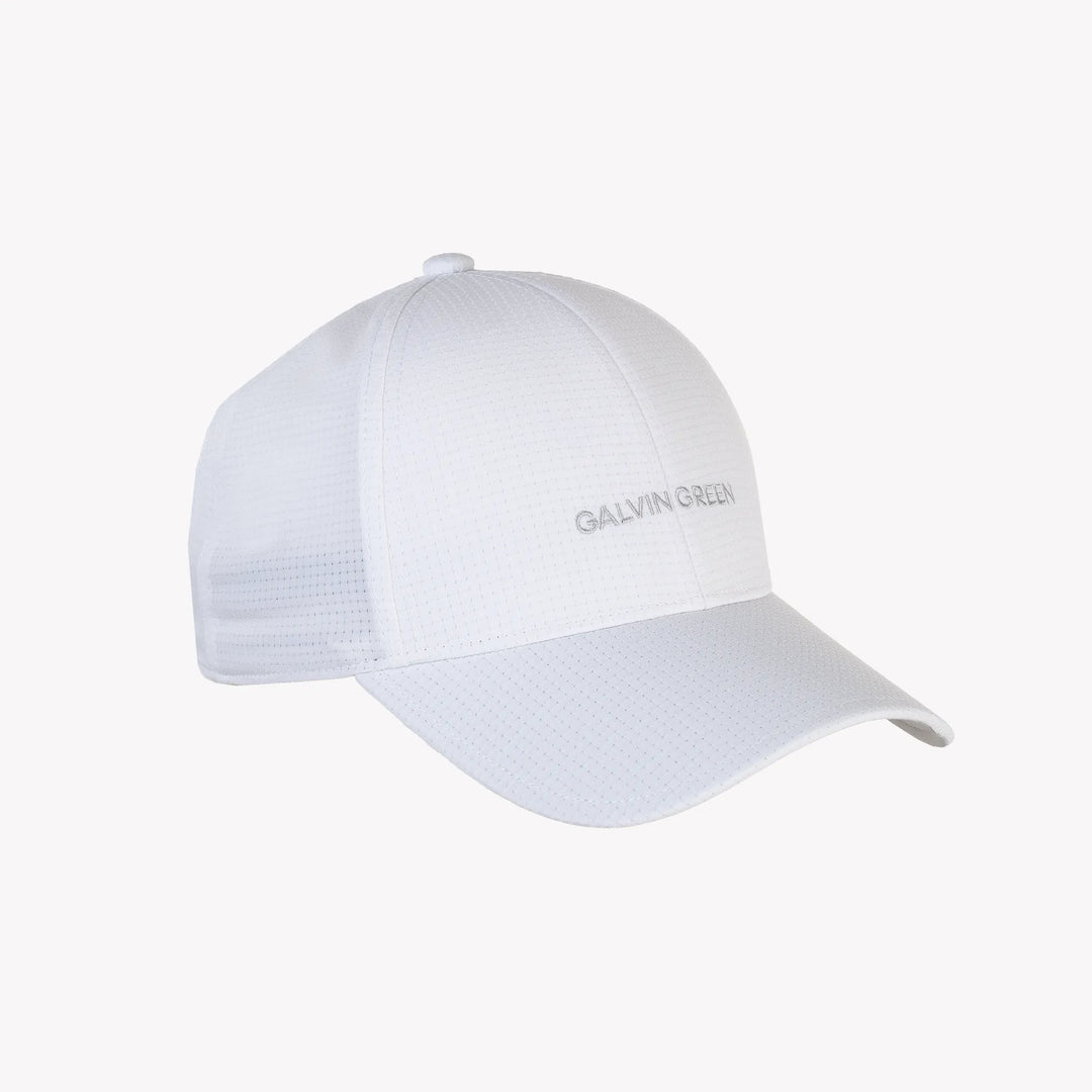 Shane is a Breathable golf hat in the color White/Cool Grey(1)