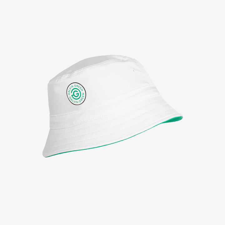Spencer is a Golf bucket hat in the color White(1)