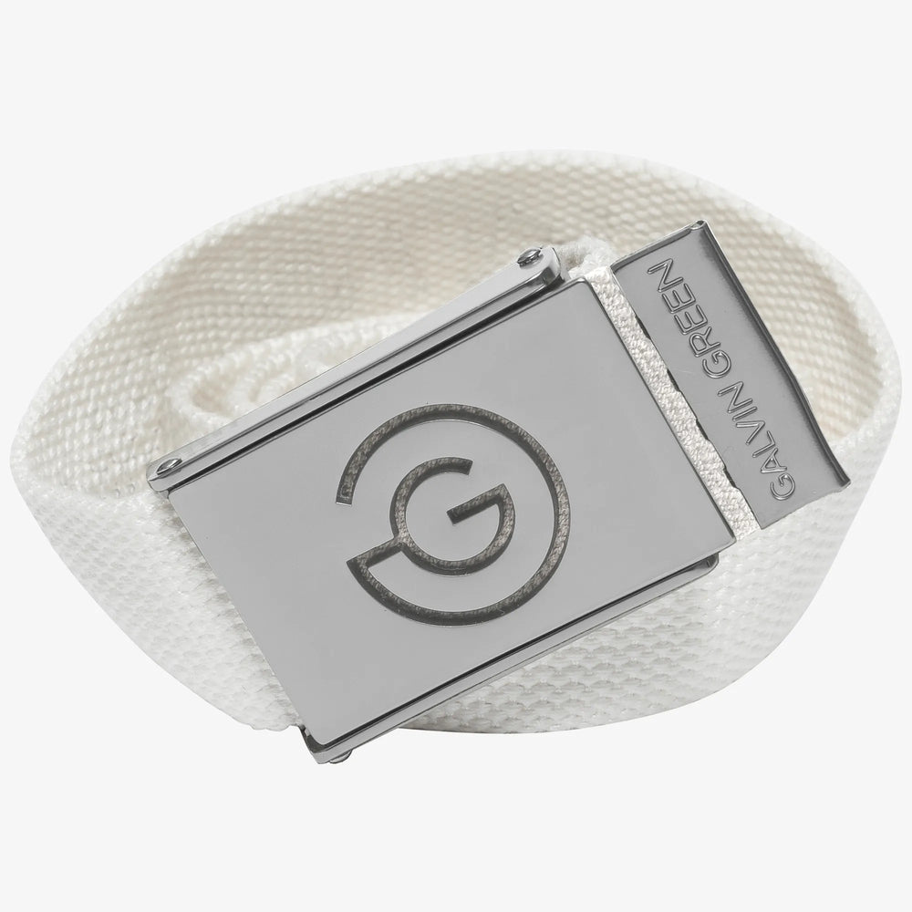 Warren is a Elastic golf belt in the color White(0)