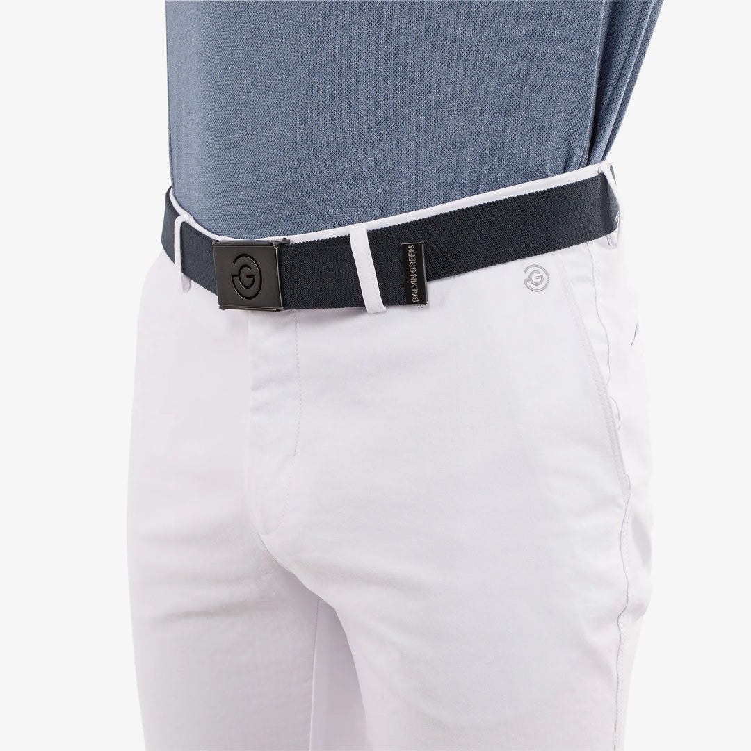 Warren is a Elastic golf belt in the color Navy(2)