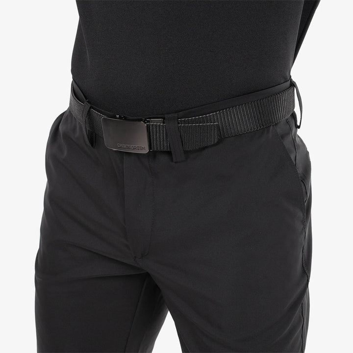 Wilton is a Golf belt in the color Black/Sharkskin(2)