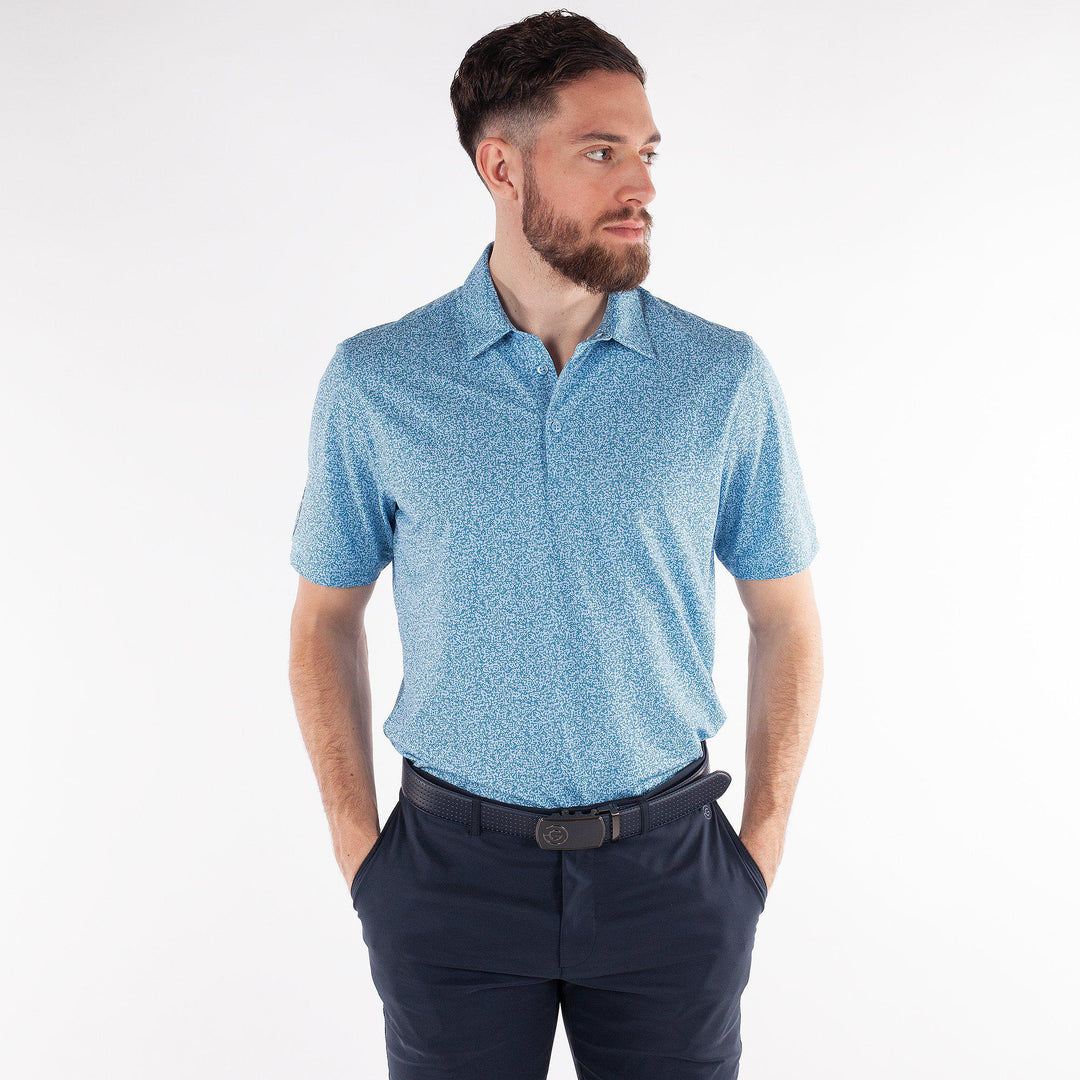 Marco is a Breathable short sleeve shirt for Men in the color Blue Bell(1)