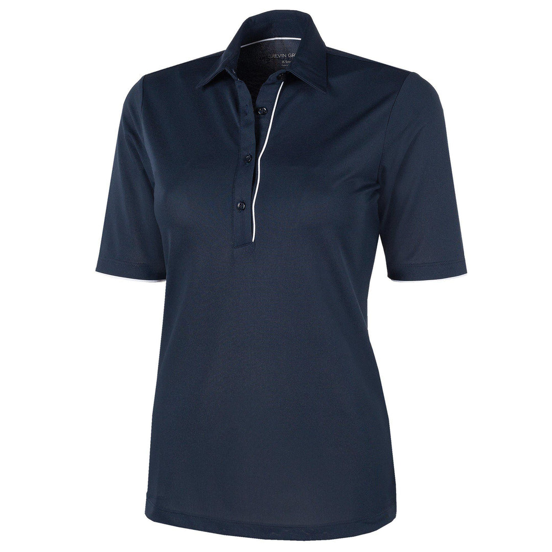 Marissa is a Breathable short sleeve shirt for Women in the color Navy(0)