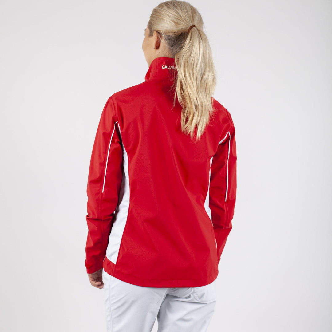Aila is a Waterproof jacket for Women in the color Red(4)