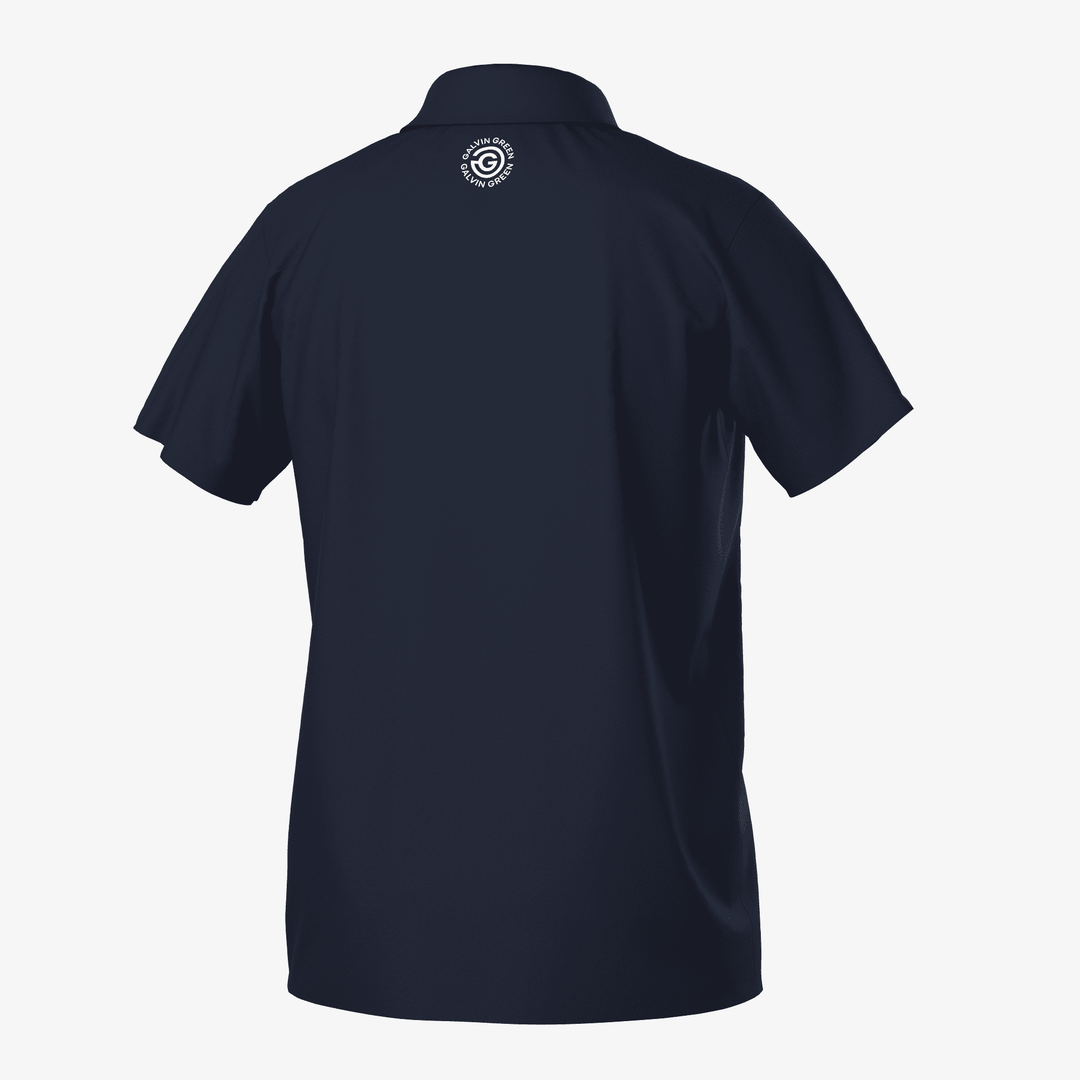 Rylan is a Breathable short sleeve golf shirt for Juniors in the color Navy(7)