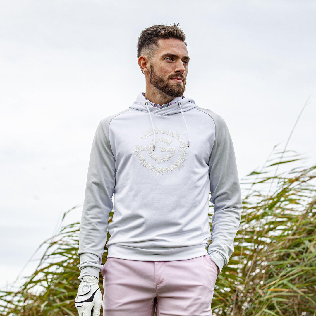 Devlin is a Insulating golf sweatshirt for Men in the color White(3)