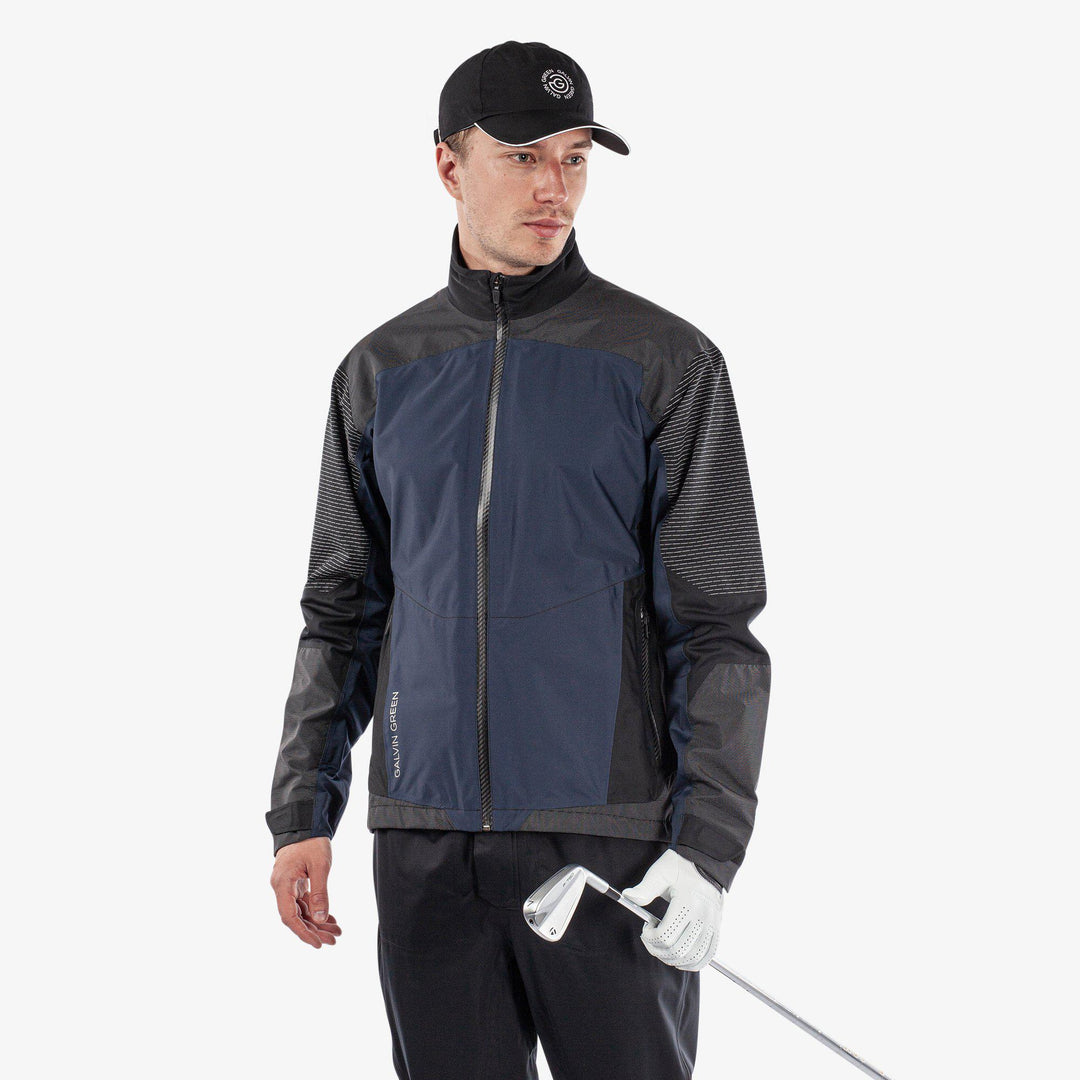 Alister is a Waterproof jacket for Men in the color Navy/Black(1)