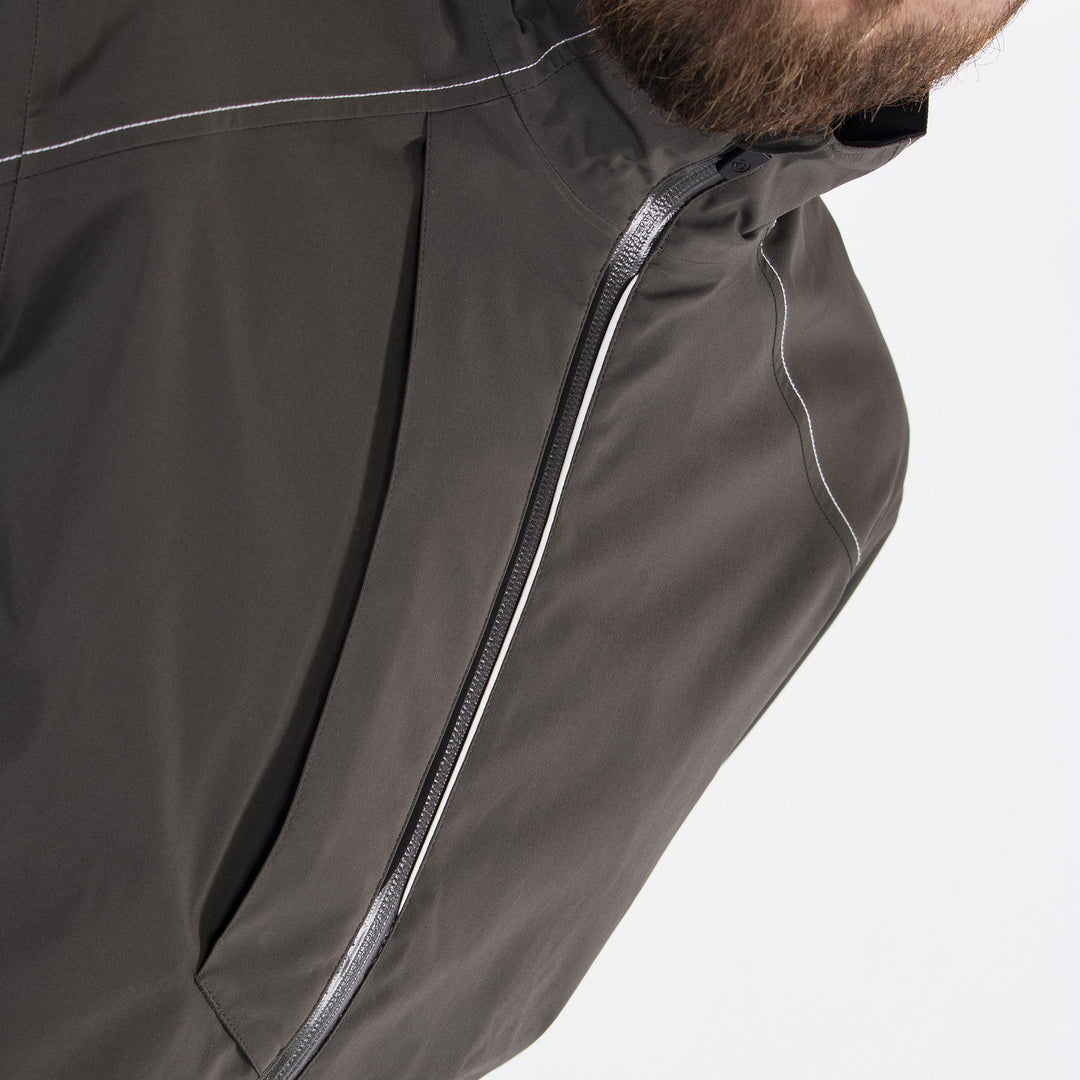 Apex is a Waterproof jacket for Men in the color Forged Iron(3)