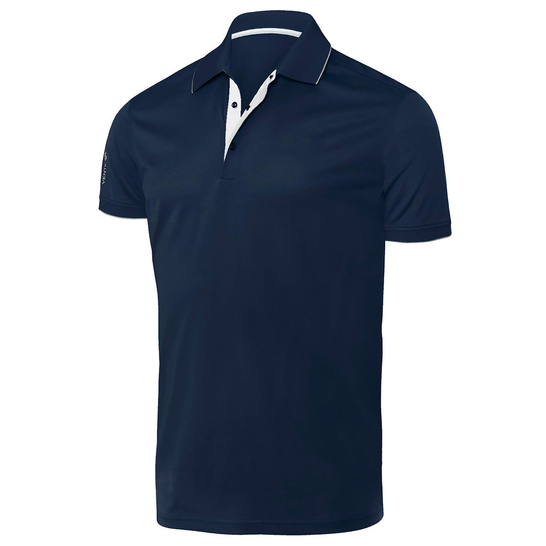 sMarty is a Breathable short sleeve shirt for Men in the color Navy(0)