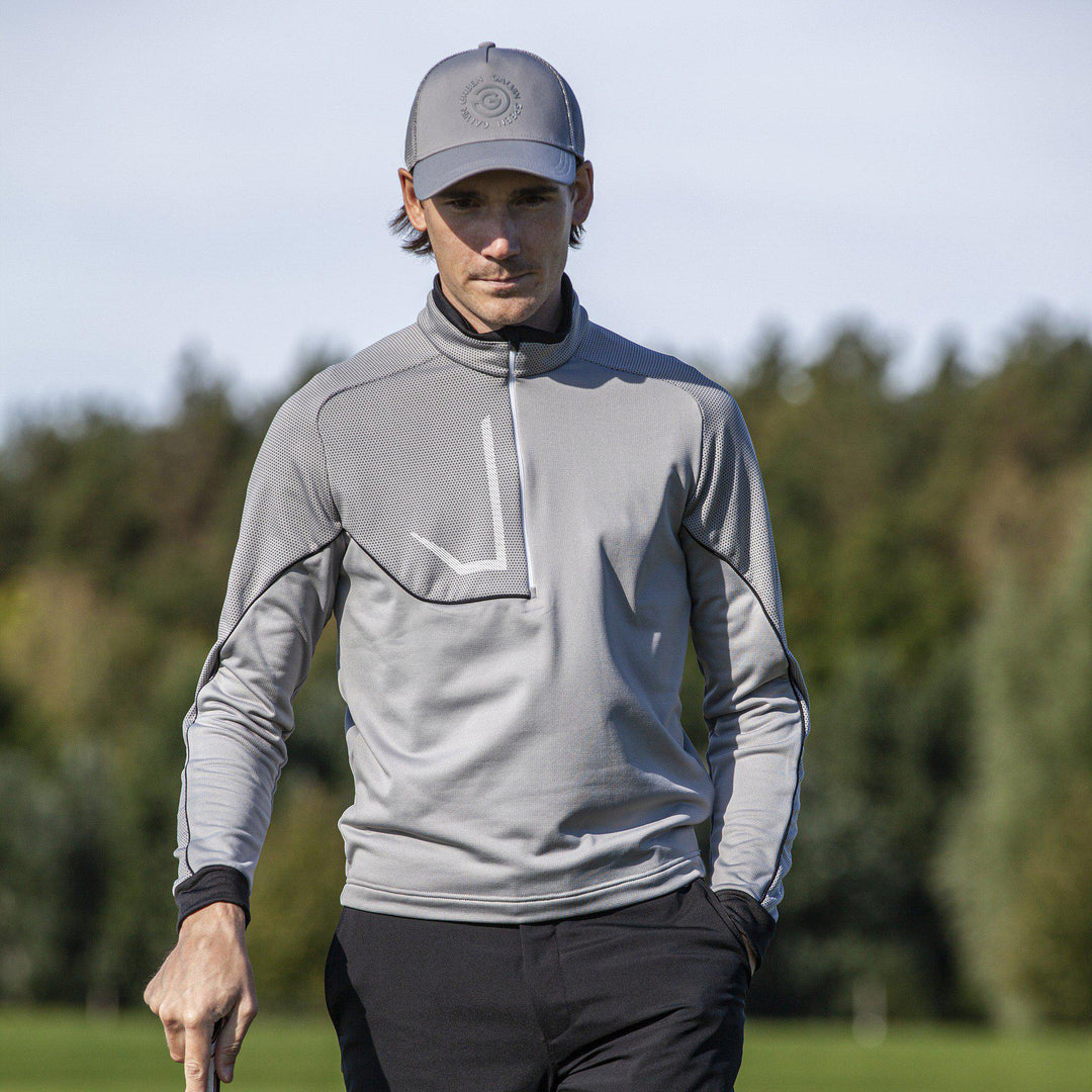 Daxton is a Insulating golf mid layer for Men in the color Grey base(2)