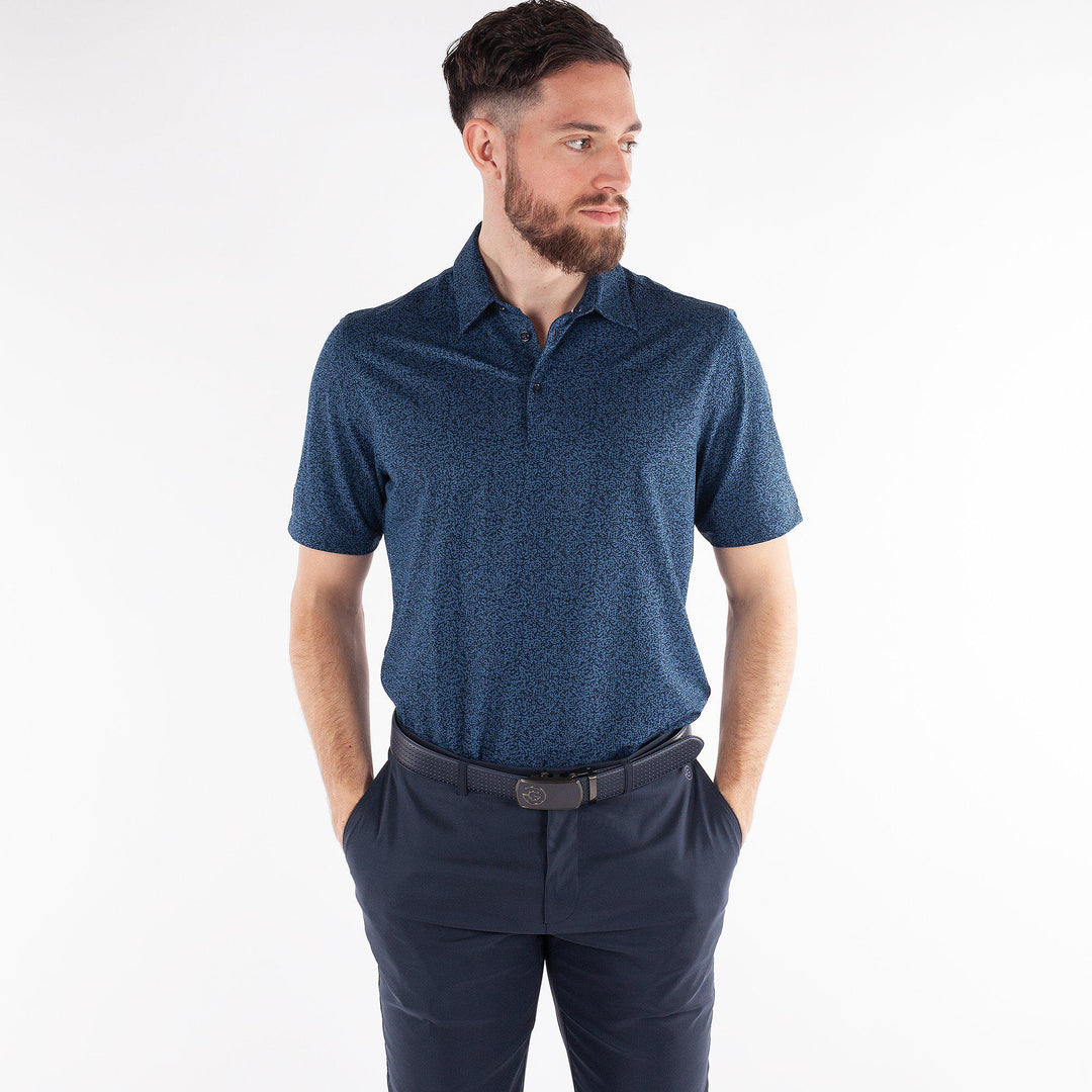 Marco is a Breathable short sleeve shirt for Men in the color Navy(1)