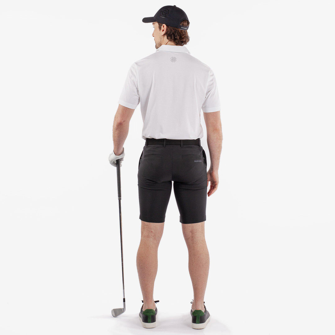 Paul is a Breathable golf shorts for Men in the color Black(6)