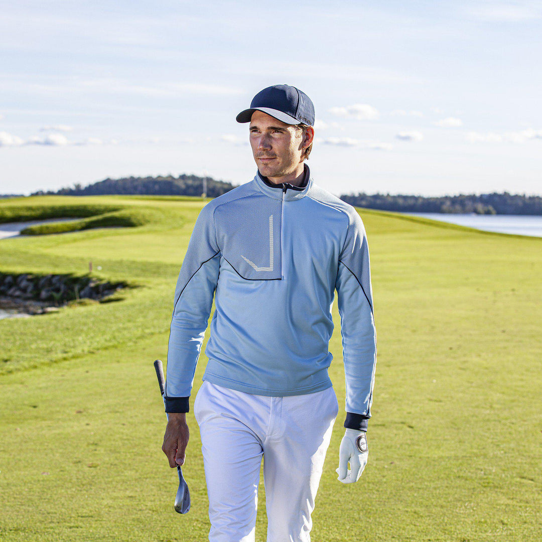 Daxton is a Insulating golf mid layer for Men in the color Blue Bell(2)
