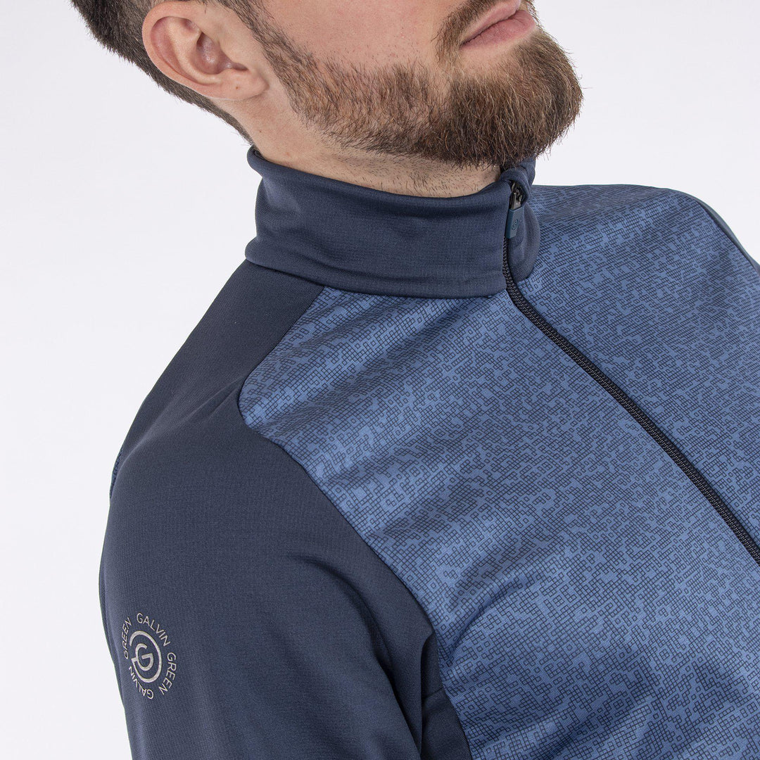 Dane is a Insulating mid layer for Men in the color Blue Bell(2)