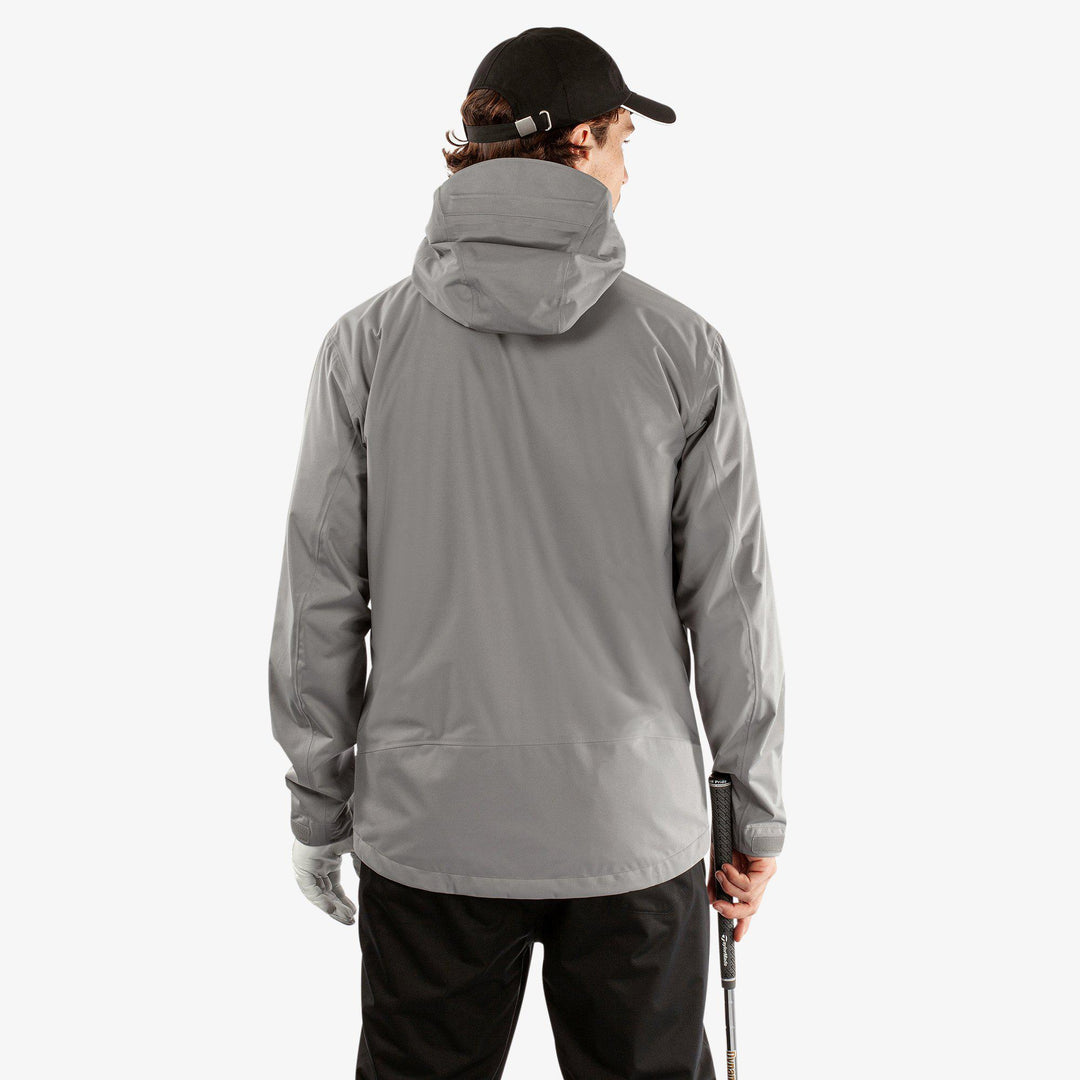 Amos is a Waterproof jacket for Men in the color Sharkskin(8)
