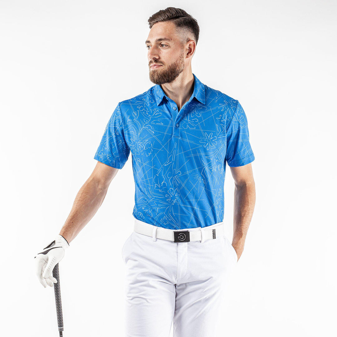 Maverick is a Breathable short sleeve shirt for Men in the color Blue Bell(1)