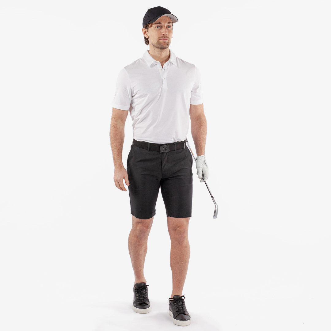 Paul is a Breathable golf shorts for Men in the color Black(2)