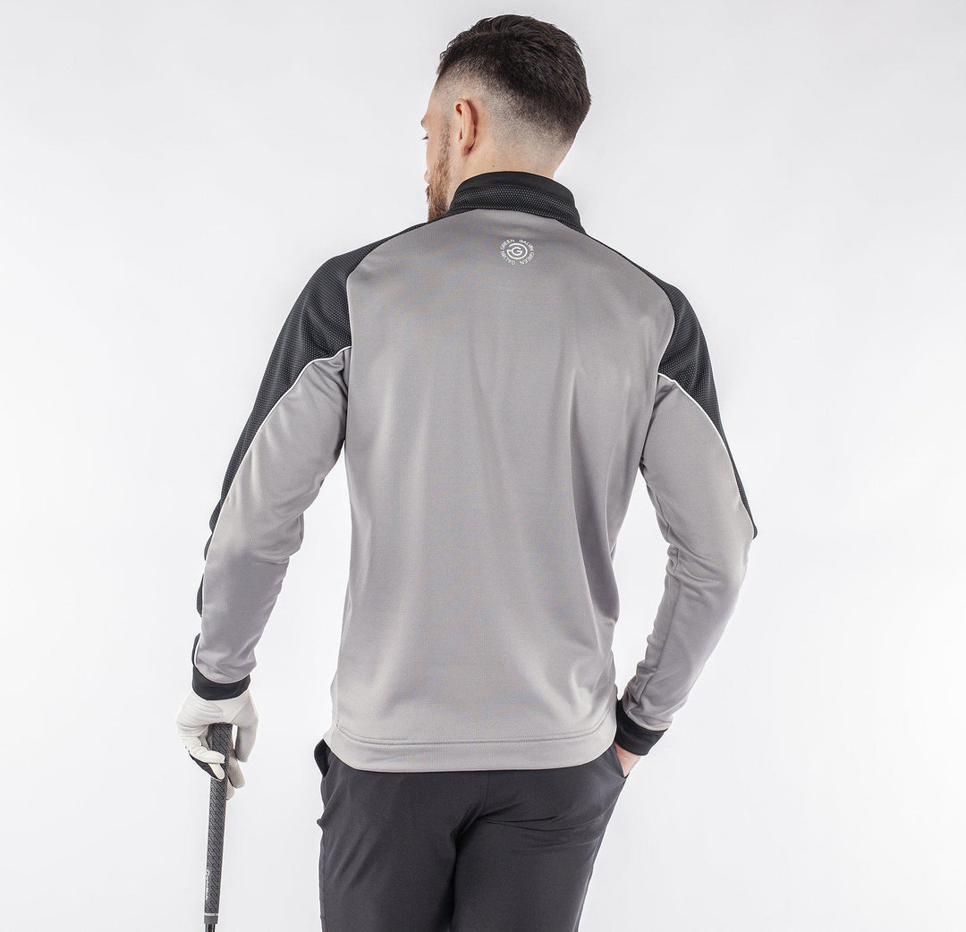 Daxton is a Insulating golf mid layer for Men in the color Fantastic Black(6)
