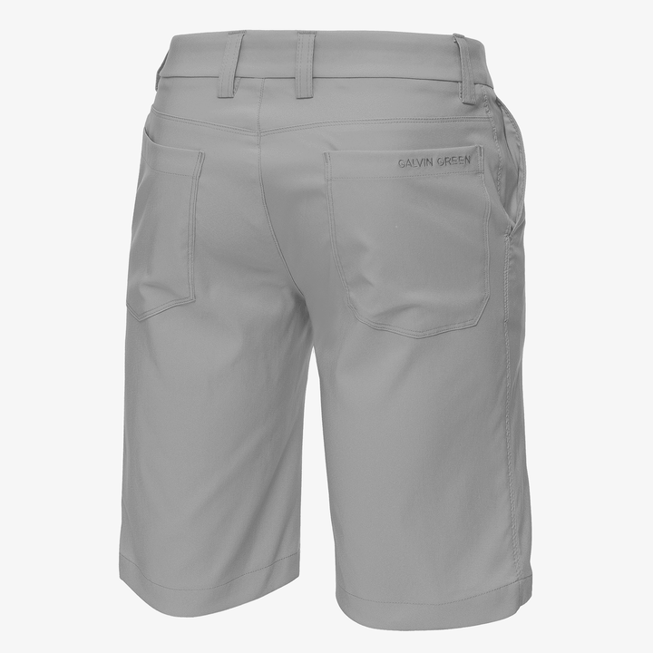 Percy is a Breathable golf shorts for Men in the color Light Grey(8)