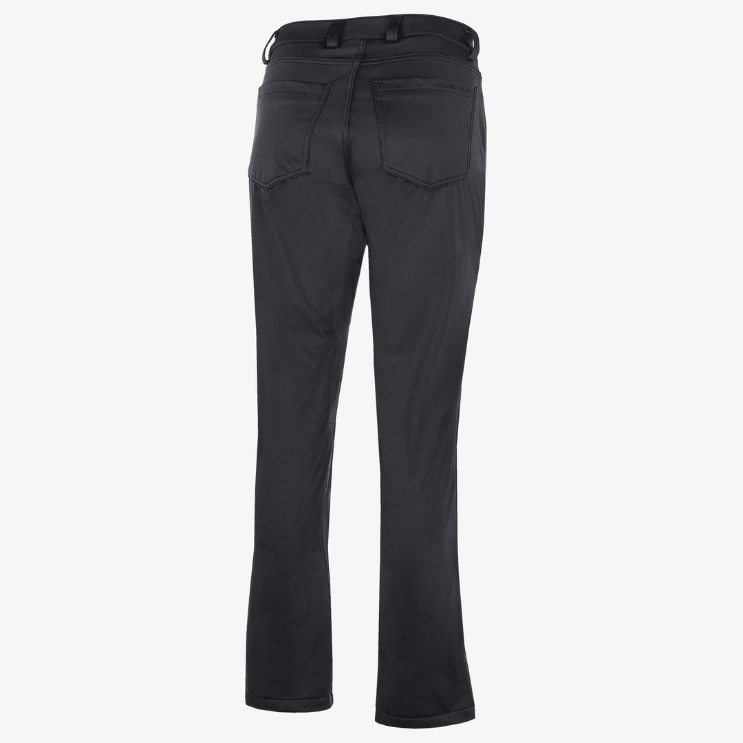 Levana is a Windproof and water repellent golf pants for Women in the color Black(7)