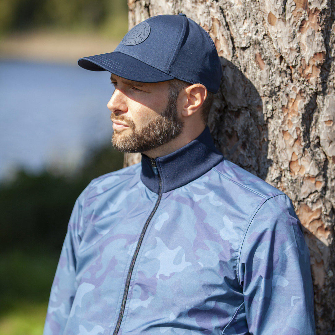Lake is a Windproof and water repellent jacket for Men in the color Blue Bell(4)