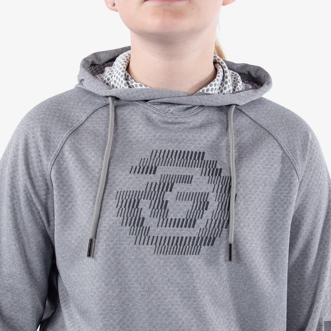Ryker is a Insulating golf sweatshirt for Juniors in the color Grey melange(4)