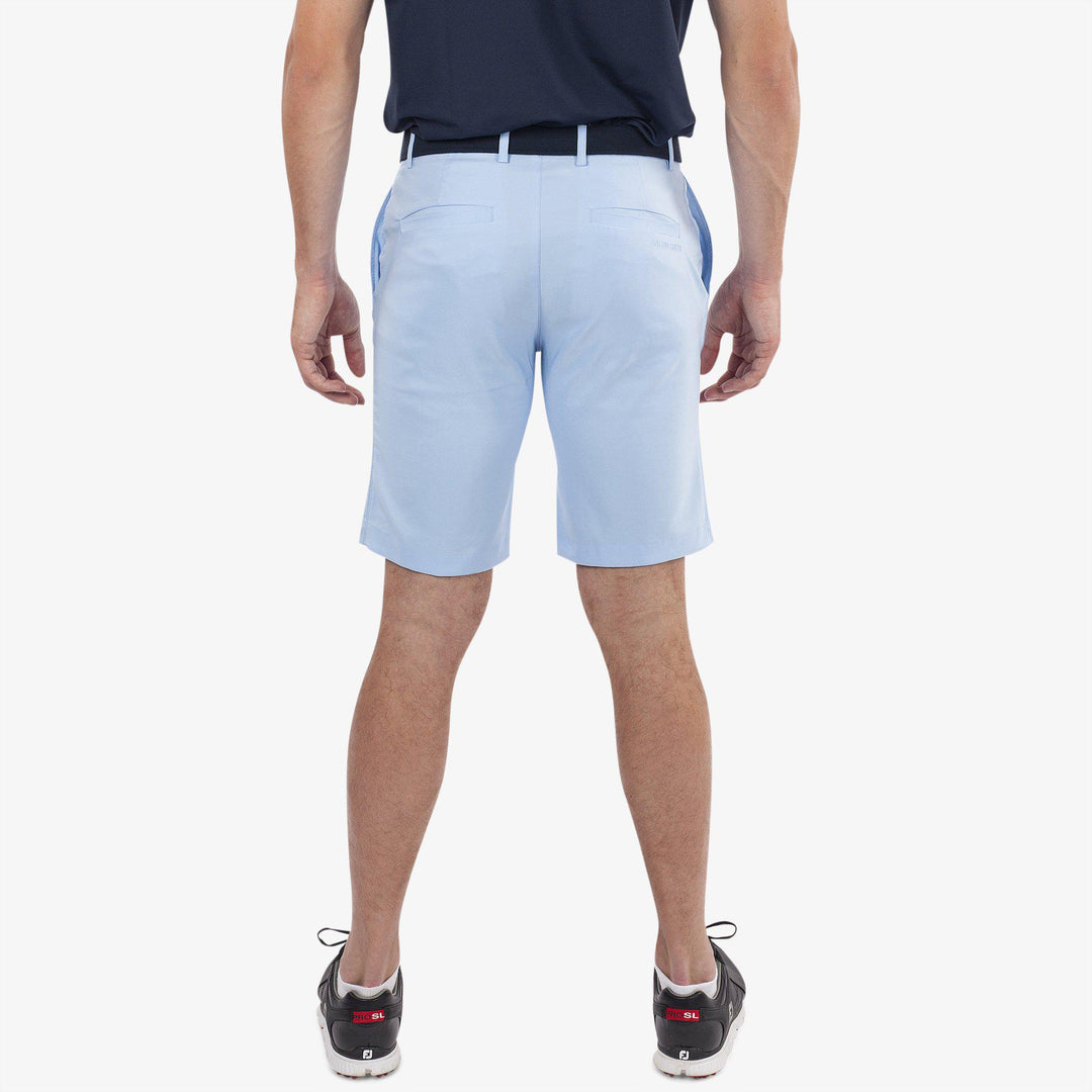 Paul is a Breathable golf shorts for Men in the color Blue Bell(6)