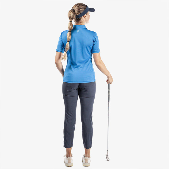 Melody is a Breathable short sleeve golf shirt for Women in the color Blue(7)