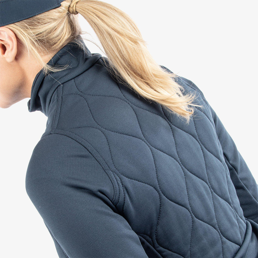 Darlena is a Insulating golf mid layer for Women in the color Navy(8)