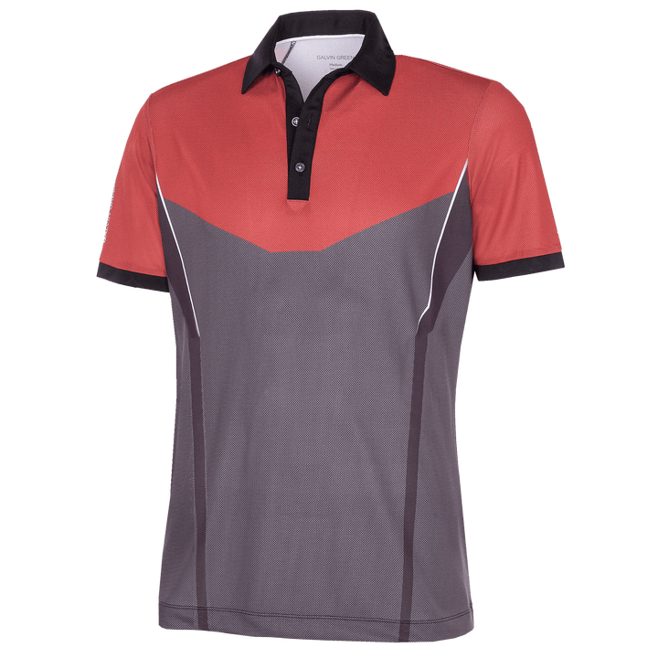 Mateus is a Breathable short sleeve shirt for Men in the color Red(0)