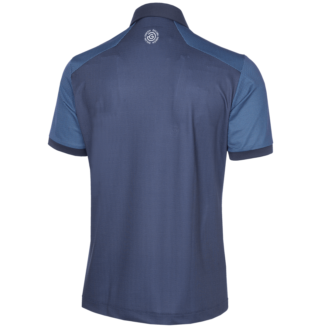 Mateus is a Breathable short sleeve shirt for Men in the color Navy(9)